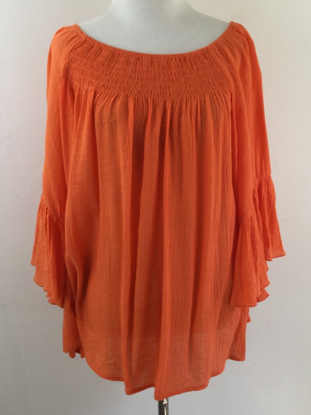 Chico's Orange Blouse l